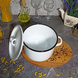 Кастрюля 2,9л цил белосн. 2с16/1