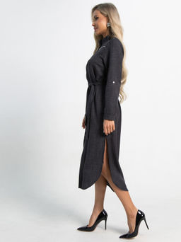 Платье-рубашка Долли (черное) П15482-10М