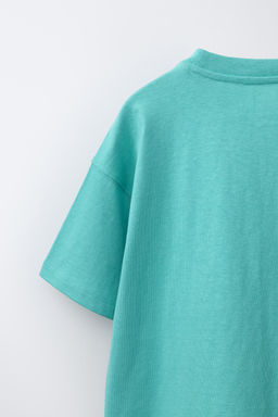 CAMISETA LISA / Turquesa medio - Zara фото 4
