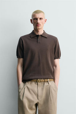 POLO PUNTO REGULAR FIT / Marr?n - Zara фото 2