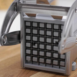 Пресс для нарезки овощей Steel, нержавеющая сталь, 2 лезвия, серебристый