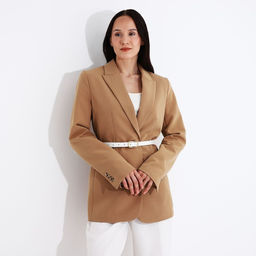 Ремень женский, ширина 1.8 см, винт, пряжка металл, цвет белый - Simaland фото 3