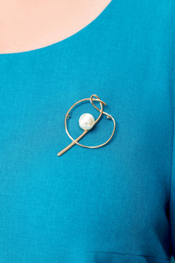 Блуза Swallow 803.2 черный+серебряный узор фото 913