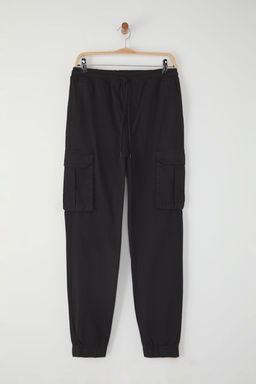 TRENDYOL MAN Siyah Jogger Kargo Cepli Gabardin Kumas Rahat Pamuklu Pantolon TMNSS25PL00027 - Trendyolmilla фото 8