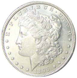 Монета 1 доллар 1896 года США Доллар Моргана