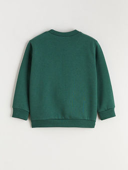 Aslan Bask?l? Erkek ?ocuk Sweatshirt