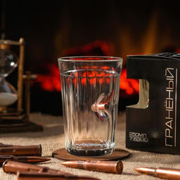 Стакан гранёный непробиваемый Характер, 250 мл