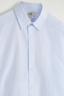 CAMISA DE POPEL?N DE ALGOD?N PIMA RELAXED FIT - H&m фото 7