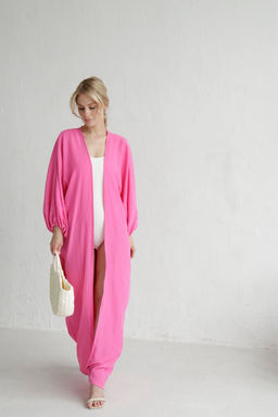 9571 Кимоно длинное розовое - Martichelli фото 9