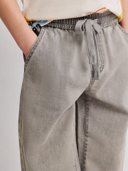 ACOOLA / Брюки джинсовые детские для мальчиков Devon светло-серый фото 6