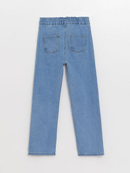 Beli Lastikli Nak??l? K?z ?ocuk Jean Pantolon - Waikiki фото 2