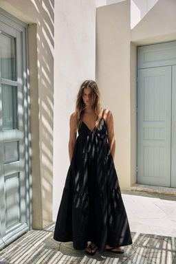 PANELLED MIDI DRESS - Zara фото 9