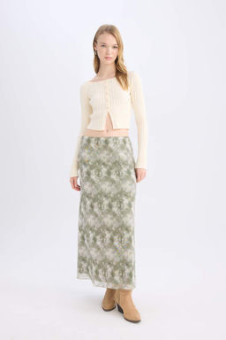 Приталенный трикотаж с открытыми плечами - Defacto фото 2