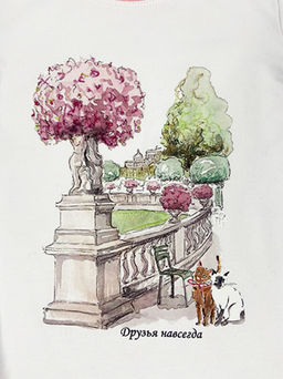 Лонгслив д/дев. О66174 - Карамелли фото 10