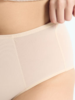 Цена за 2 штуки! Трусы женские макси в бежевом цвете бежевый 412478 - Mark formelle фото 7