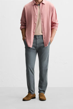 SKINNY FIT CHINO TROUSERS - Zara фото 47