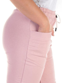 QB-83 PINK Брюки спортивные женские (95% хлопок, 5% стрейч) P&S