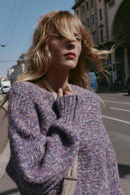 OVERSIZED KNIT SWEATER - Zara фото 4