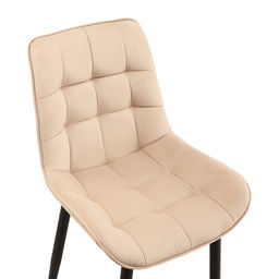 Стул мягкий для кухни «Бостон», обивка velutto 07, цвет бежевый
