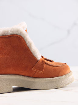 Ботинки EDART 307.florida be.мандарин замша/шерсть - Ed'art фото 20