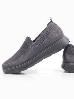05-TEX-D03-08 GREY Полуботинки спортивные летние мужские (текстиль)