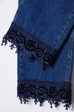 Mavi More Sustainable Dantel Detayl? Normal Bel Straight Jeans TWOSS25JE00007 - Trendyolmilla фото 2