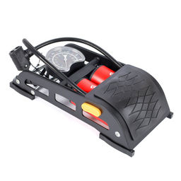 Насос ножной с манометром COMIRON FUJIN 2, стальная рама, алюминиевый цилиндр Presta-Schrader-Dunlop, 8,3 бар. Два поршня. /уп 10 - ГалеонТрейд фото 2