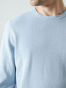 Bisiklet Yaka Erkek Triko Kazak