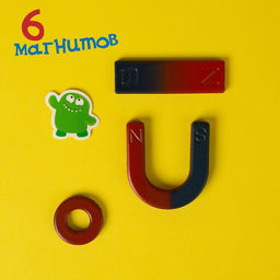 Набор для опытов Опыты с магнитами, 6 опытов - Эврики фото 6