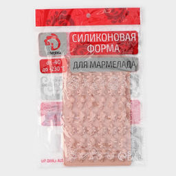 Форма для мармелада Доляна Дино, силикон, 19?11.7 см, 48 ячеек (1.9?1 см), МИКС  фото 7