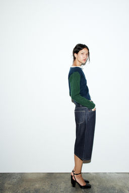 COLOUR BLOCK KNIT CARDIGAN - Zara фото 3