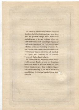 Облигация 4,5% 1000 рейхсмарок 1937 года Германия