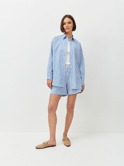 Шорты в полоску на высокой посадке - TO BE ONE фото 3