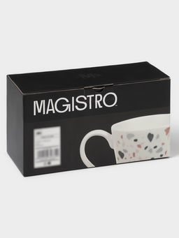 Набор кружек Magistro Terazzo, 350 мл, 2 шт., фарфор, белый