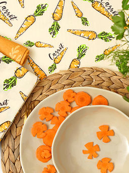 Полотенце рогожка Традиция Морковки