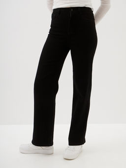 Женские джинсы широкие с высокой посадкой - Mossmore фото 31