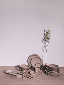 Соусники Magistro Jarwah Lausanne, 100 мл, 9.5×2.4 см, набор 4 шт., фарфор, бежевые