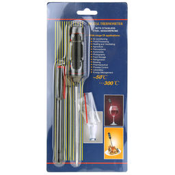 Термометр-щуп электронный, для блюд -50+300С, длина щупа - 10,5см, с защитным колпачком для щупа, в блистере (Китай) - Домашняя мода фото 2