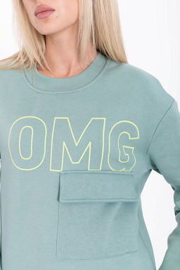 Толстовка М321143Па Полынь - Елена фото 8