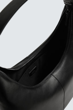 BOLSO SHOPPER LISO / Negro - Zara фото 6