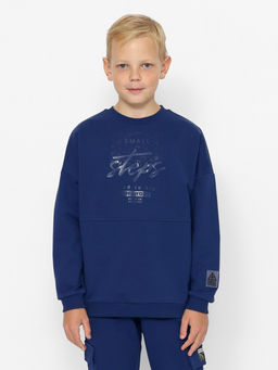 CRB wear/CWJB 63671-41-383 Джемпер для мальчика,темно-синий/Ex.Cherubino