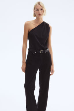 Top de un hombro con botones - H&m фото 3