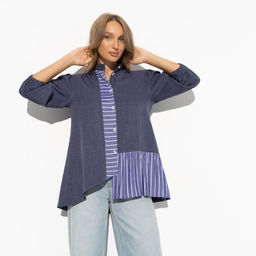 Рубашка В мире роскоши (blue) - Charutti фото 10