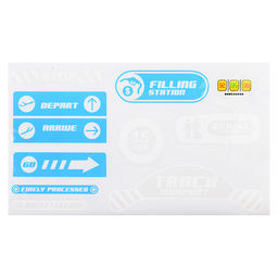 Парковка "Транспорт" голубая, в коробке