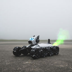 Машина "Мощный мотор" р/у, 27 MHz, с дымом, в коробке