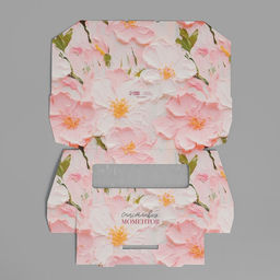 Цена за 5 шт. Кондитерская упаковка, коробка с ламинацией Мазки, 17 х 7 х 4 см