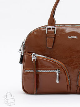 Сумка женская  5610L brown Velina Fabbiano-Safenta  в Новосибирске