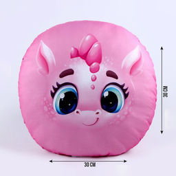 Подушка круглая Дракоша, розовый - Mni mnu фото 2