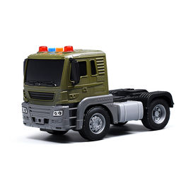 Машина "Автовоз военной техники" 1:16 (свет, звук) в коробке