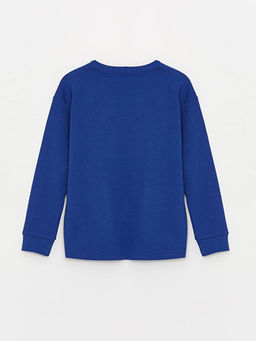 Bisiklet Yaka Bask?l? Uzun Kollu Erkek ?ocuk Pijama Tak?m? - Waikiki фото 3